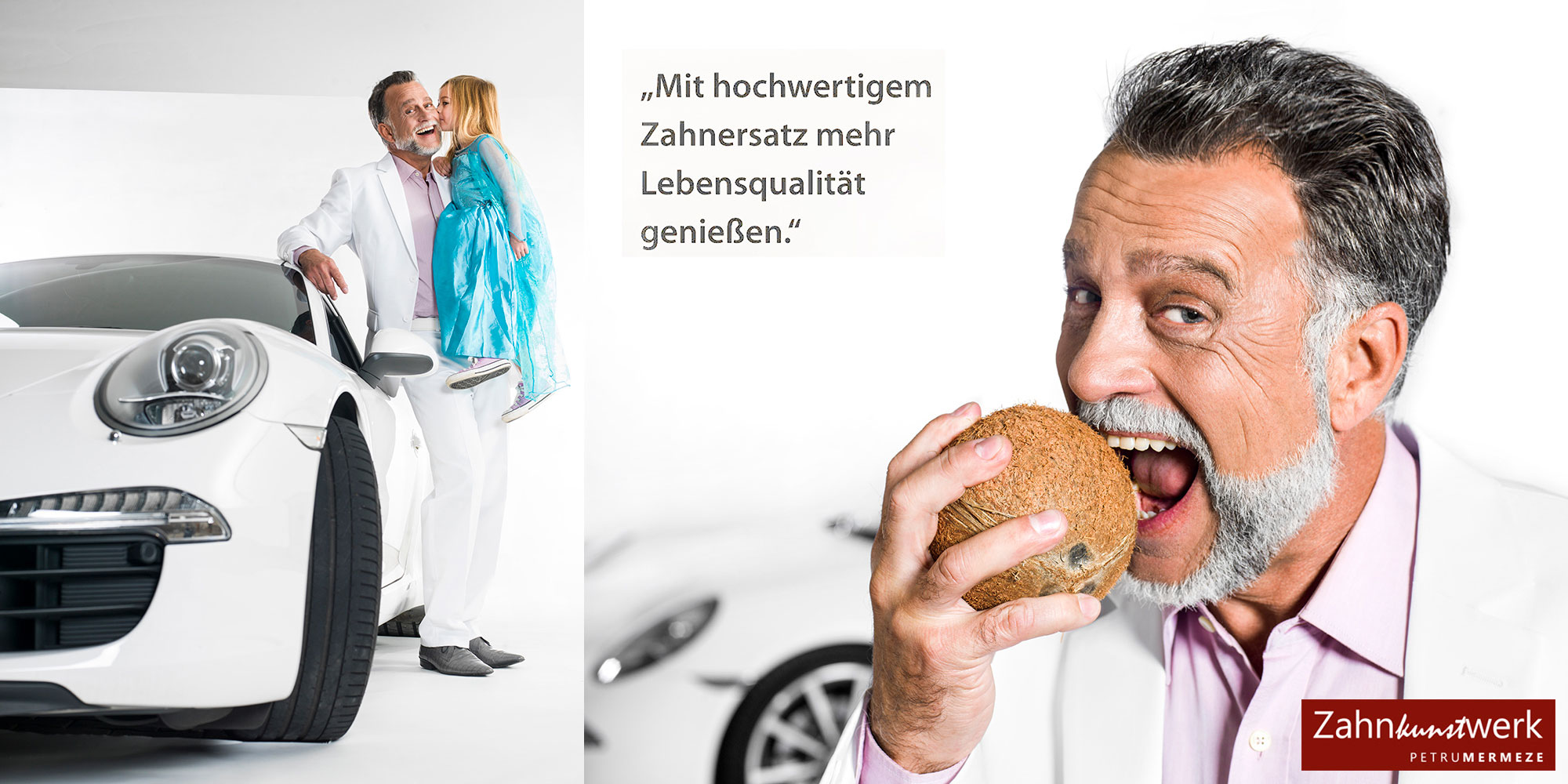 Bestager-, Classic-, Senior-, 50+ Model Michael Diehl Fotomodell aus Esslingen bei Stuttgart mit Advertising Werbung Zahnkunstwerk 37