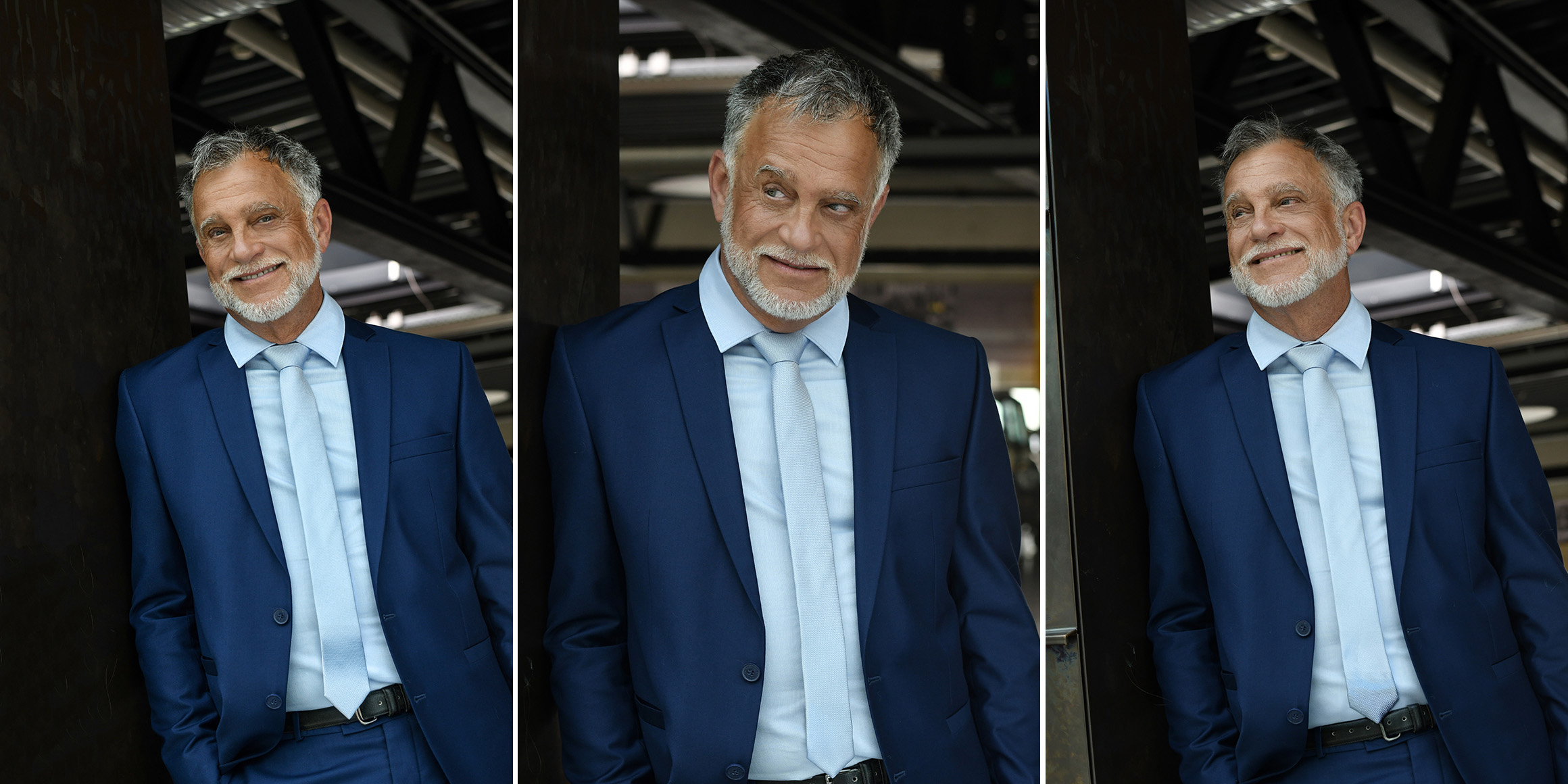 Bestager-, Classic-, Senior-, 50+ Model Michael Diehl Fotomodell aus Esslingen bei Stuttgart mit Fashion Anzug OldtimerMuseum