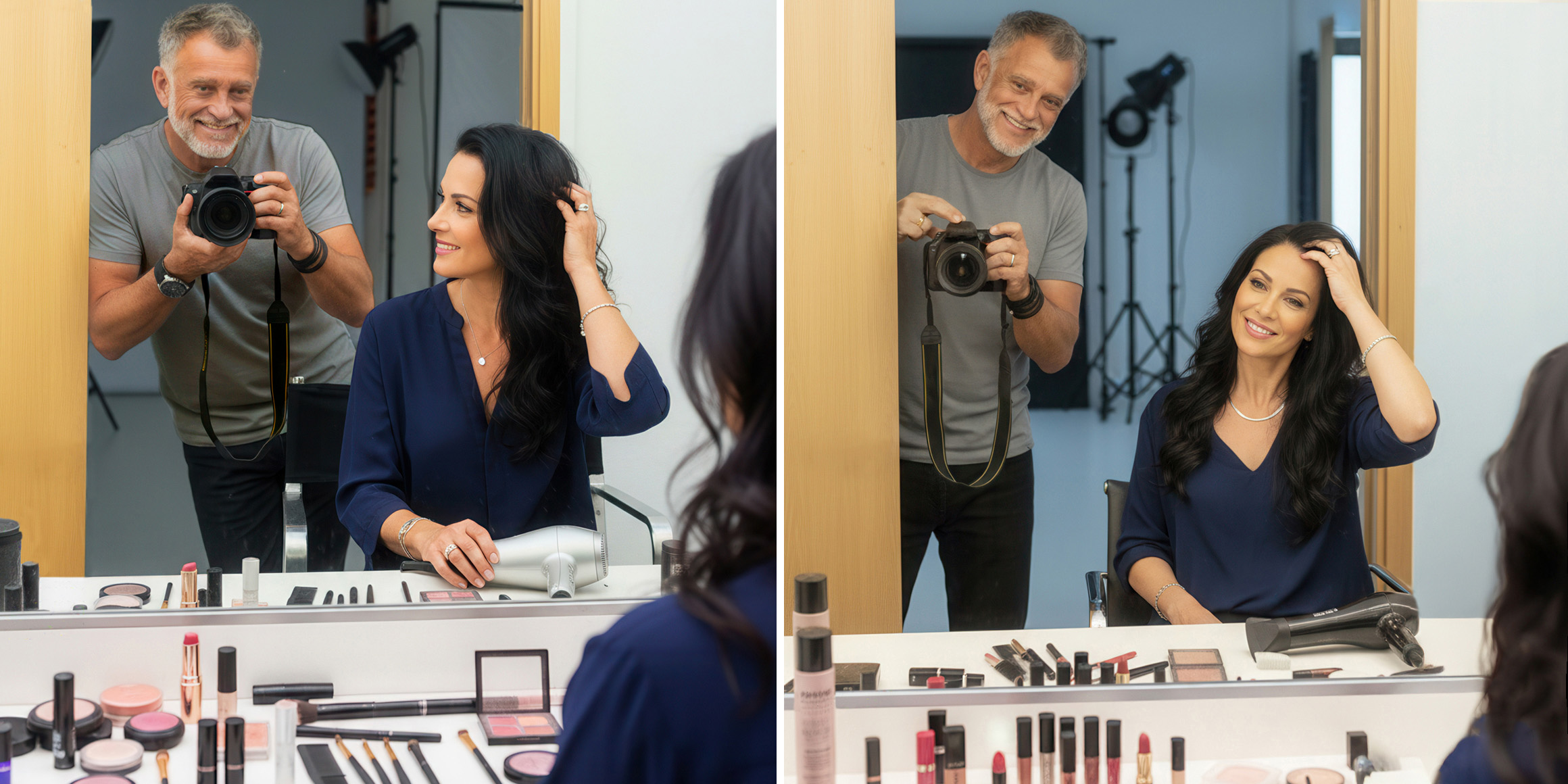 Bestager-, Classic-, Senior-, 50+ Model Michael Diehl Fotomodell aus Esslingen bei Stuttgart mit Lifestyle Fotostudio